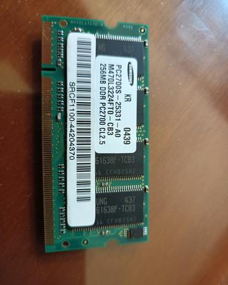 memoria RAM sodimm ddr
