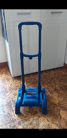 Trolley porta zaino blu