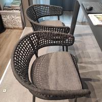 2 sedie MOON outdoor di TALENTI in cordura nautica