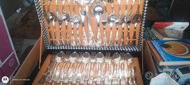 doppio servizio in argento 