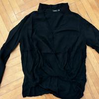 Maglia maniche lunghe nera