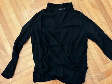 Maglia maniche lunghe nera