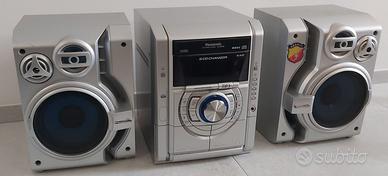 IMPIANTO STEREO CASA PANASONIC(radio, cassette,cd)