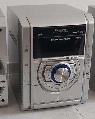 IMPIANTO STEREO CASA PANASONIC(radio, cassette,cd)