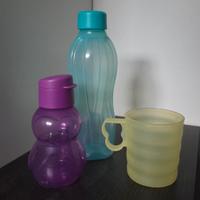 Lotto Tupperware + oliera in vetro