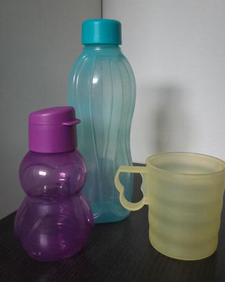 Lotto Tupperware + oliera in vetro