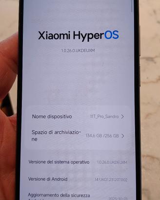 Xiaomi 11t pro 