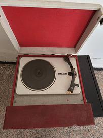 Fono Valigia Giradischi vintage Telefunken
