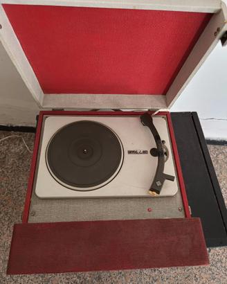 Fono Valigia Giradischi vintage Telefunken