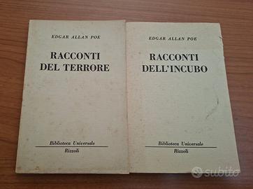 Coppia di libri Edgar Allan Poe BUR