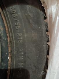 4 GOMME INVERNALI CON CERCHIONI