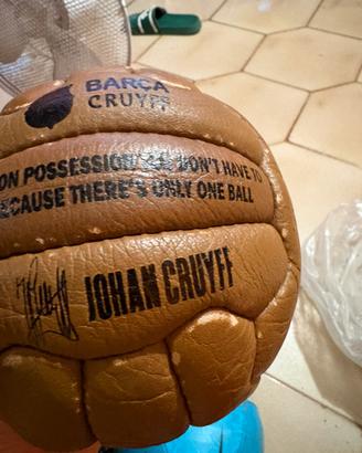 Pallone da calcio vintage barcellona  joah cruyff