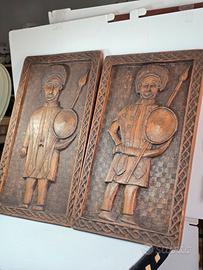 bassorilievi guerrieri Masai