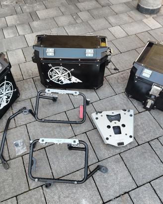 Kit valigie e bauletto expedition Triumph completo