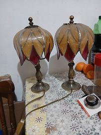 lampade  antiche in bronzo 