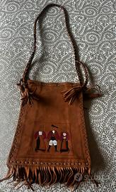 Pochette di vera pelle