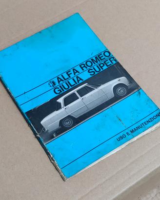Libretto Uso e Manutenzione Alfa Romeo 