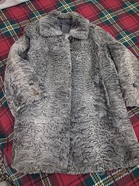 Pelliccia vintage persiano grigio 46/48 perfetta