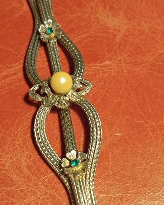 Argento 835 bracciale donna maglie vintage 