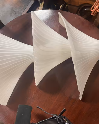 Lampada da parete Trini in vetro murano Venini