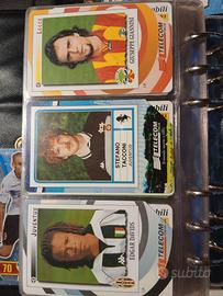 Schede telefoniche calciatori panini 97/98