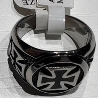 Anello biker acciaio indosabile