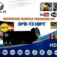 Decoder mini digitale terrestre dvb t3 scart 180 u