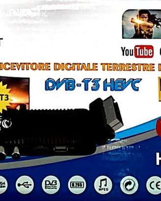 Decoder mini digitale terrestre dvb t3 scart 180 u