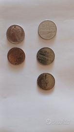  monete da 100 lire