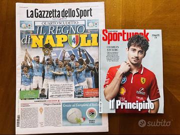 Gazzetta Dello Sport: Napoli Vince il 4 Scudetto