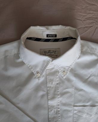 Camicia uomo cotone bianca Playlife XXL