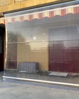 Tenda trasparente per esterni
