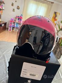 CASCO JET RODEO DRIVE ROSA CON VISIERA