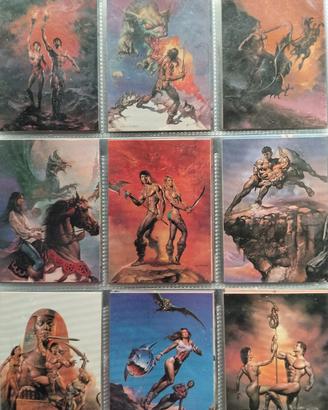Set di 90 carte della Serie 1 di Boris Vallejo 