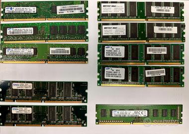 Schede Memoria RAM Varie