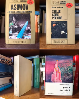 Lotto 4 libri ISAAC ASIMOV - FANTASCIENZA