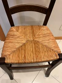 Sedia da cucina stile rustico