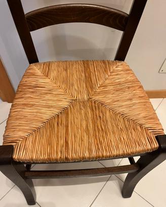 Sedia da cucina stile rustico