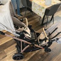 Passeggino gemellare + 2 ovetti