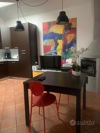 Bilocale attichetto con camino, ultimo piano