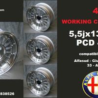 Cerchi lega scomponibili 13 Alfa 33 75 alfasud