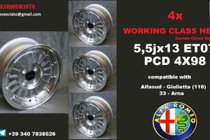 Cerchi lega scomponibili 13 Alfa 33 75 alfasud