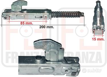 Whirlpool Kit 2 cerniere KCF 2598  forno triplo v.