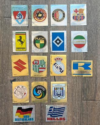 Figurine Panini vintage stemmi sport auto anni ‘80