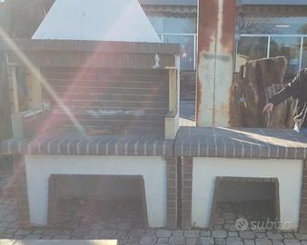  barbecue professionale in muratura 