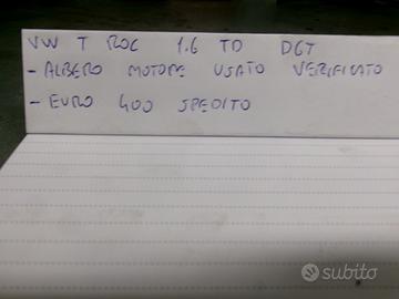 Albero motore volkswagen t roc 1.6 tdi dgt