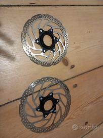 Coppia dischi  freno mtb 160 180