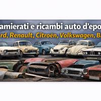 Ricambi e lamierati per auto d’epoca
