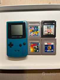 Gameboy color con 4 giochi