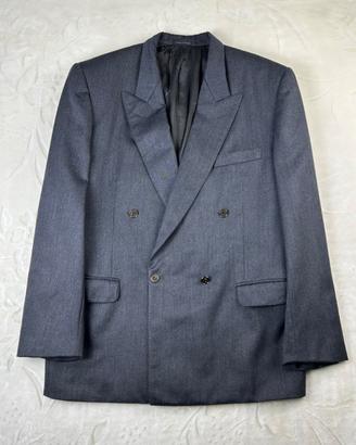 Doppiopetto vintage Pierre Cardin 54 blu scuro